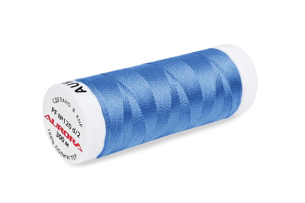 Нитки для креативных работ Aurora №120, 300 м, цв. PF364, 5 катушек