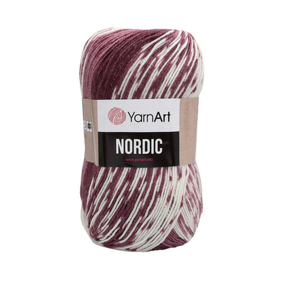 Пряжа YarnArt (ЯрнАрт) Nordic / уп.3 мот. по 150 г, 510м, 665 меланж
