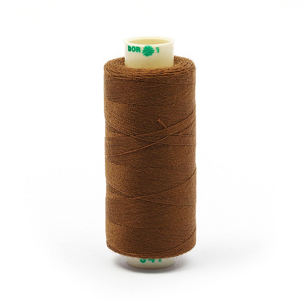 Нитки швейные бытовые Dor Tak 40/2, 366 м / 10 кат., 347 св.коричневый