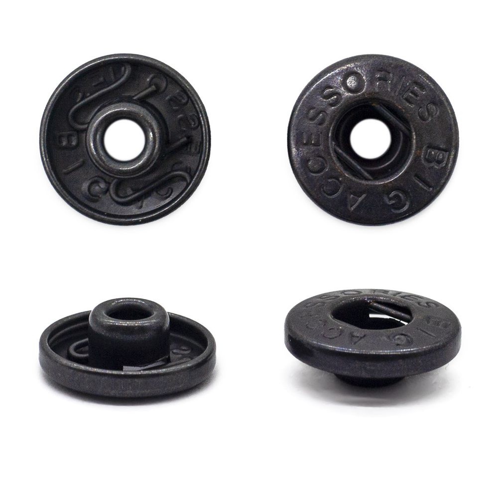 Часть кнопки Альфа (S-образная) ⌀13.5 мм (B-часть), т.медь, 100 шт, BIG