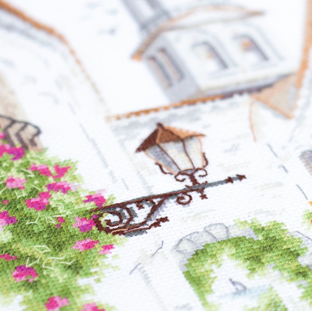 Набор для вышивания нитками Чудесная игла, По старым улочкам 18х26см