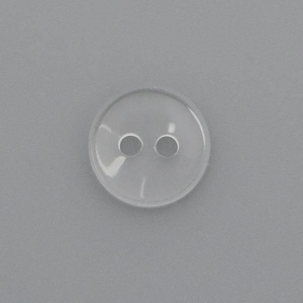 Пуговицы 2 прокола 14L, 9 мм, (Clear (прозрачный)), NE74, 144 шт