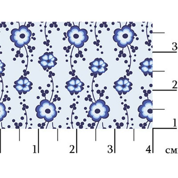 Ткань для пэчворка Peppy Лазурное чудо, рулон 112 см / 5 метров, ЛЧ-13 белый, Peppy