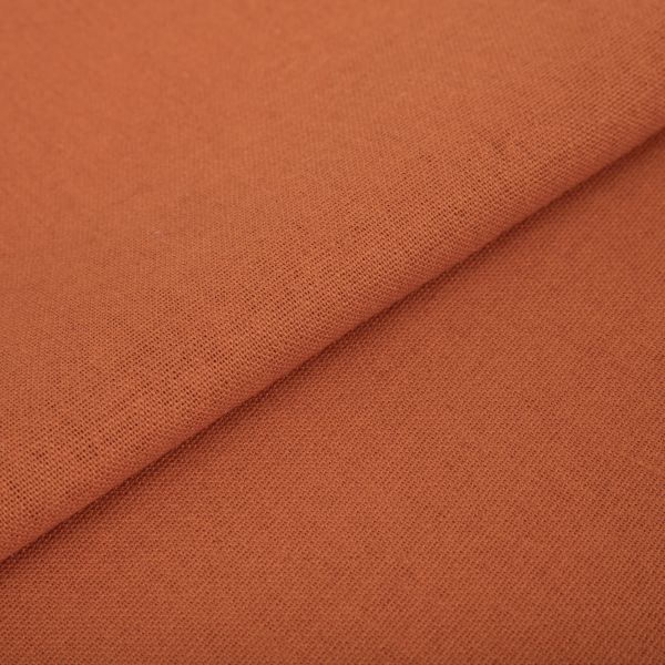 Льняная ткань 175 г/м², 140 см / 5 метров, 121 рыжий, Gamma 3070