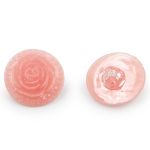 Пуговицы на ножке Розочки, 10 шт (8 св.розовый)