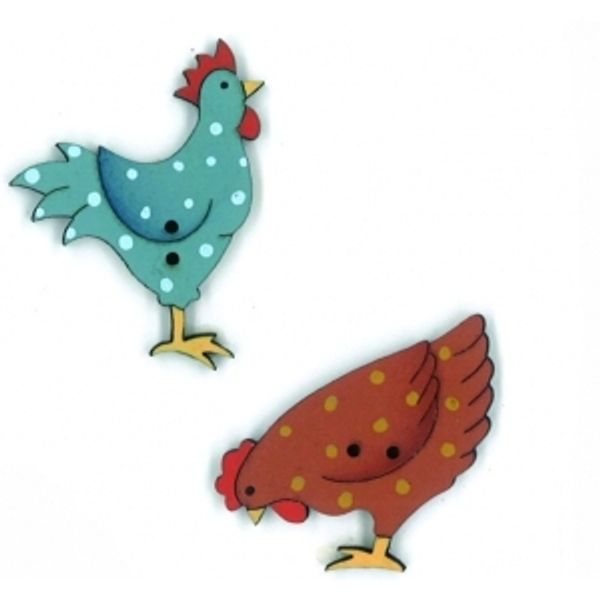 Украшения декоративные пуговицы Aurora, 1 шт, AU-B4508