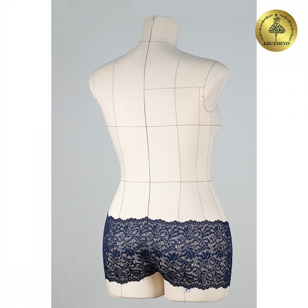 Кружево бельевое эластичное 180 мм / 20 м, 240, цв.S919 т.синий, Kruzhevo