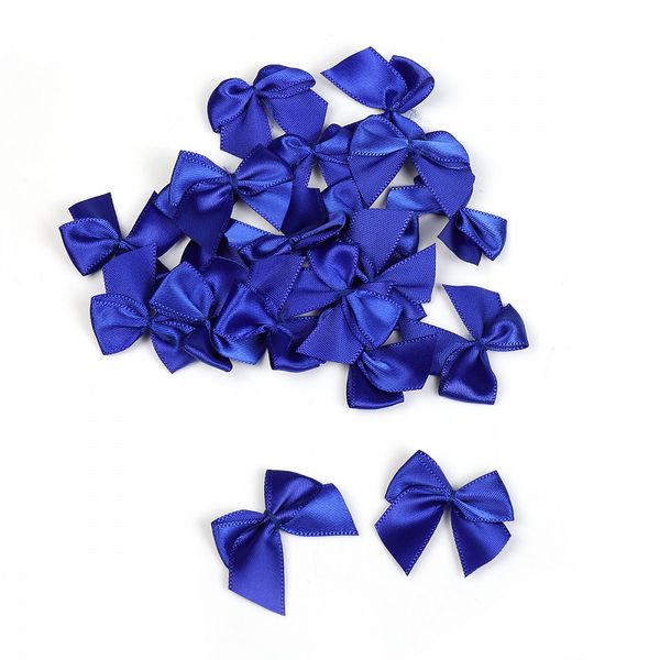 Бантики пришивные 15 мм, MJRF072 синий василек F223, уп.100 шт