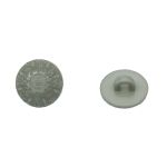 Пуговица на ножке 15мм 24 шт (17-1501 серый), 57092