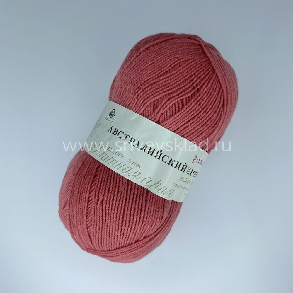 Пряжа Пехорка Австралийский меринос / уп.5 мот. по 100 г, 400м, 185 землянка