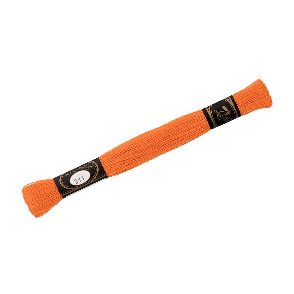 Мулине Радуга, цв.911 тыквенный, Россия, 8 мотков по 15 метров