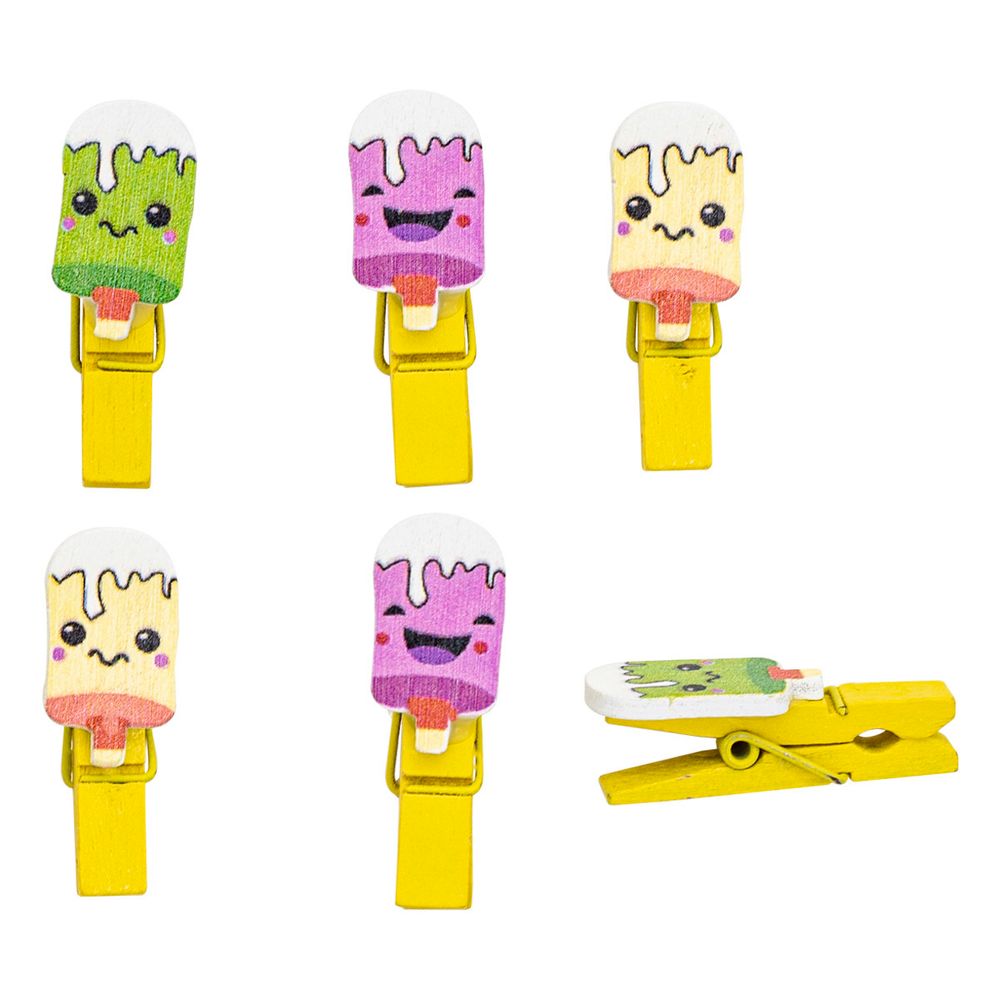 Прищепки декоративные "Мороженое"