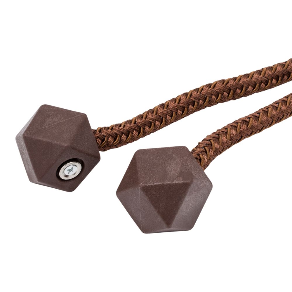 Подхваты шторные магнитные, 2 штук, шоколад, MTW183