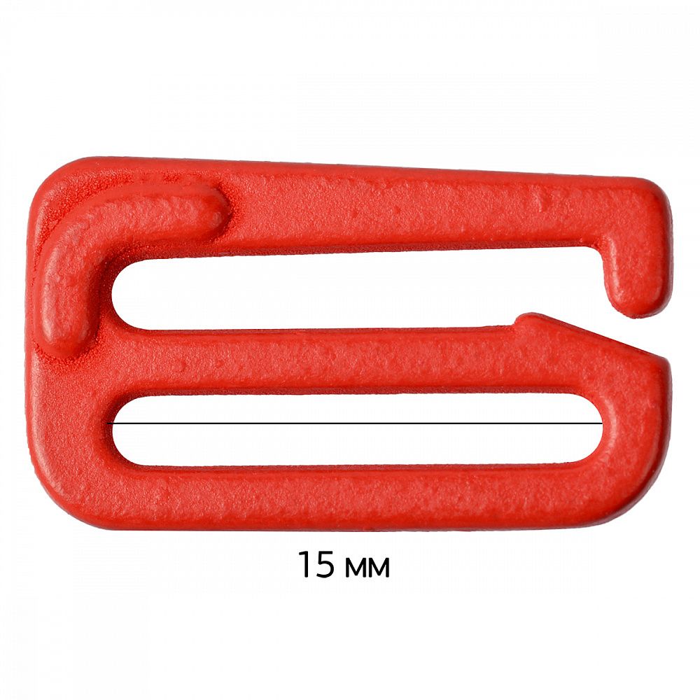 Крючки для бюстгальтера металл 14.4 мм, 100 красный, Arta, 50 шт
