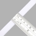 Резинка бельевая (бретелечная) матовая 15.0 мм / 50 метров, белый