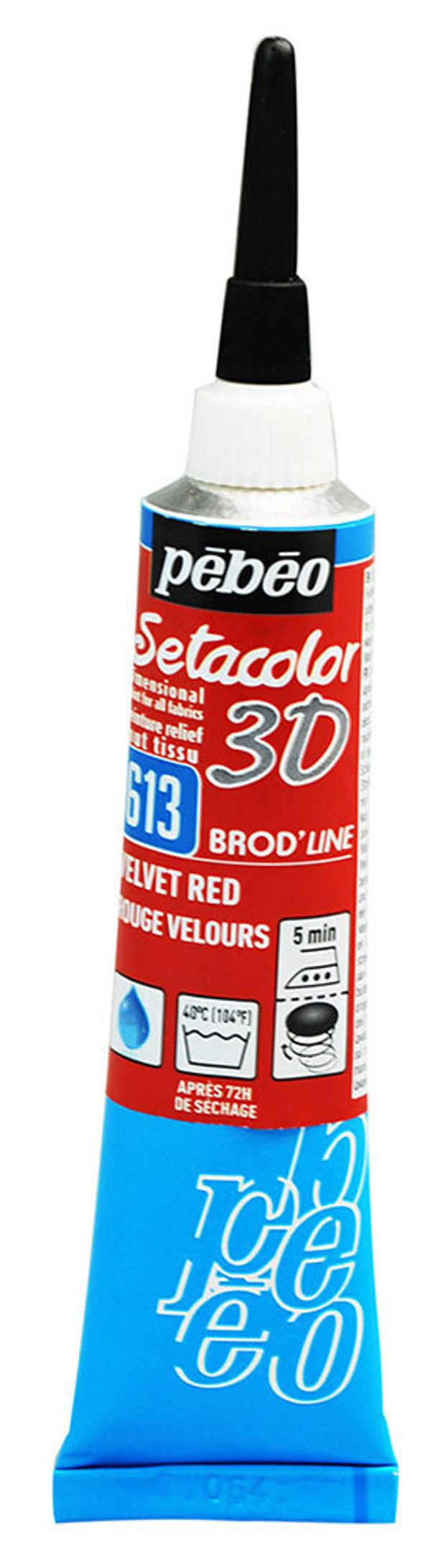 Контур по ткани с опухающим эффектом Setacolor 3D 20 мл 557613 красный бархат, Pebeo