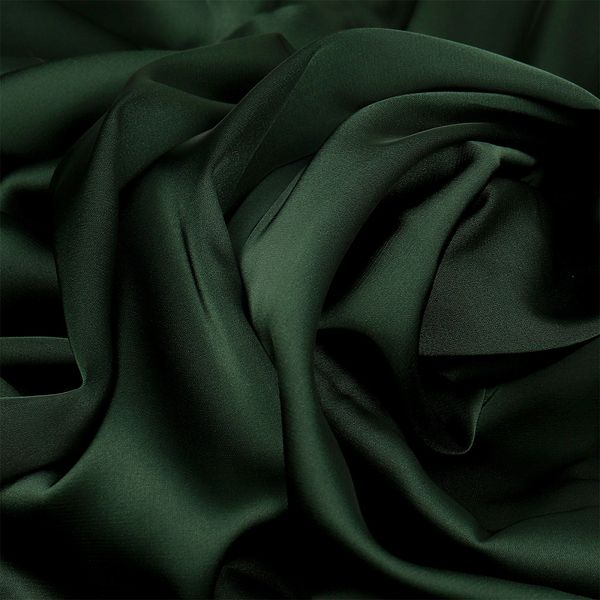 Шелк Армани 90 г/м², 150 см / 25 метров, TBYArm-133-2, цв.133 т.зеленый