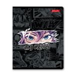 Тетрадь ученическая общая, A5+ 48 л. на скобе 65 г/м², белизна 100%, 10 шт, линия в термоусадочной пленке, 000755 Я-крейзи, Светоч 48ТЕТл-001