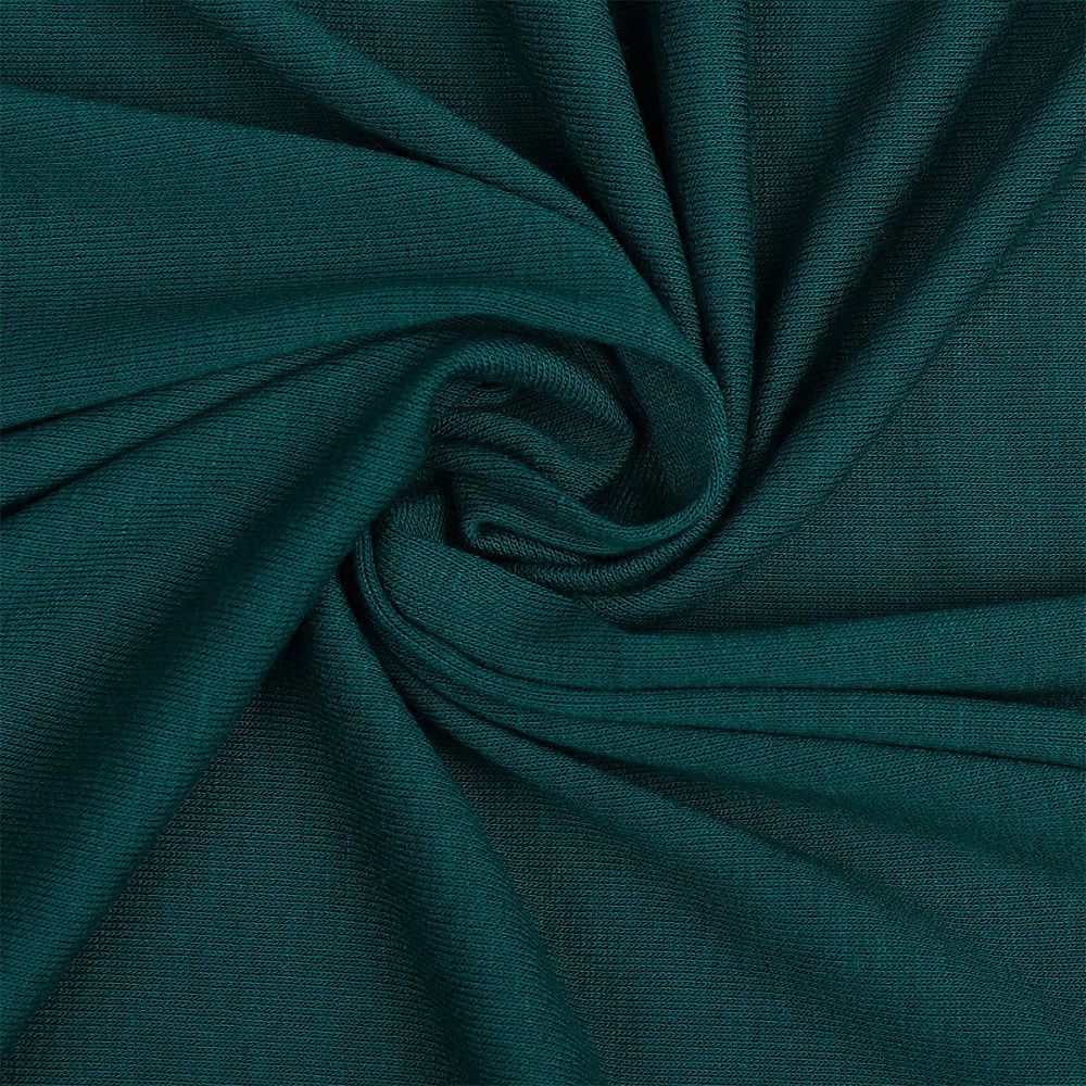 Вискоза трикотажная 210 г/м², 185 см / 1 метр, ШН-210955-10 цв.петроль (60982)