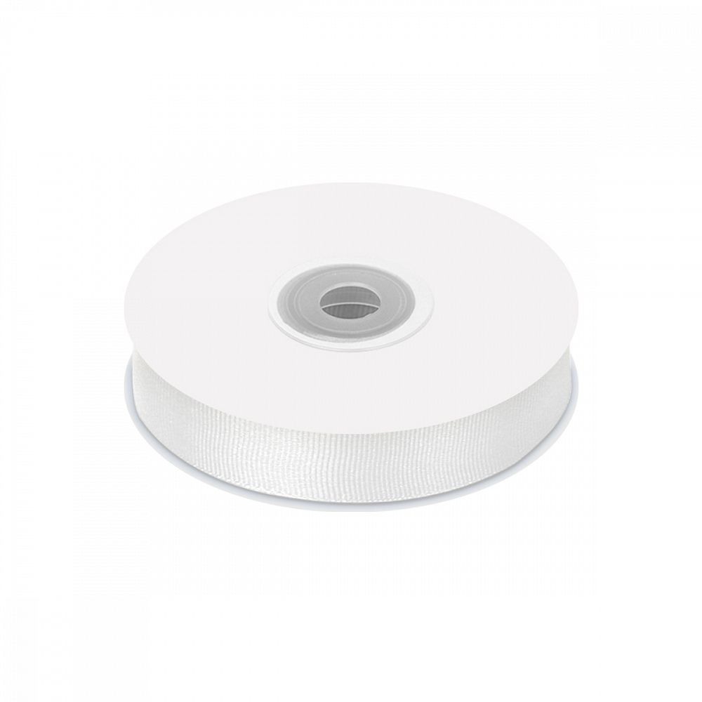 Лента репсовая (в рубчик) 20.0 мм цв. 029 белый уп.22.86м (±1м)