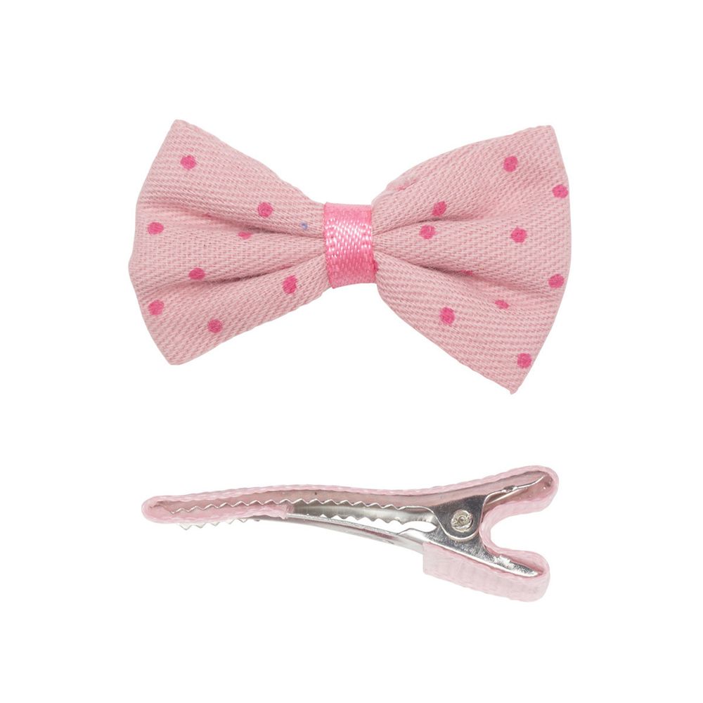 Набор Б-002 мини бантик+заколка 35мм/35мм (св.розовый) 29353