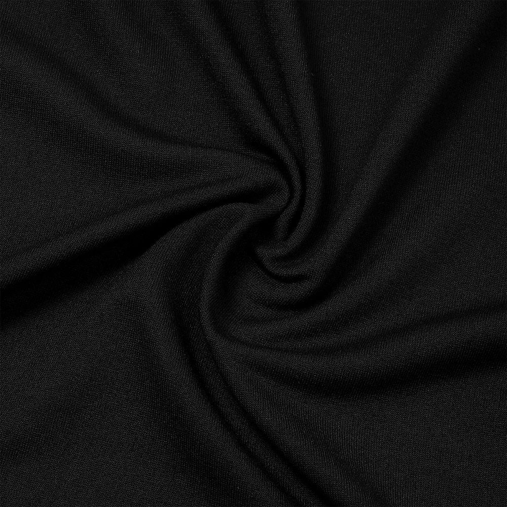 Футер 2-нитка петля поливискоза стрейч 220 г/м², 160 см / 3 метра, ФУТ2Х.TBY.ПЭ-ВИС.ЧЕР.3, цв.черный