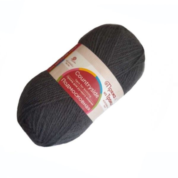 Пряжа Троицкая Подмосковная / уп.10 мот. по 100 г, 250 м, 0393 св.маренго