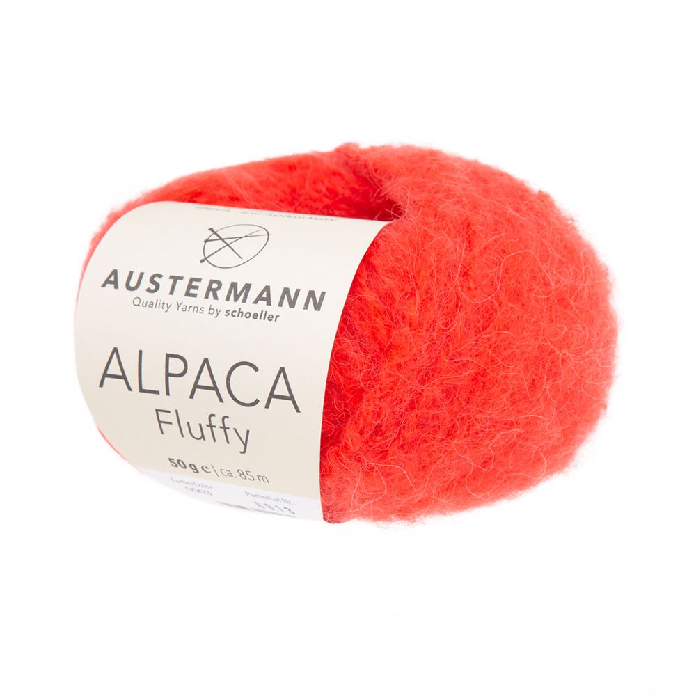 Пряжа Austermann (Аустерманн) Alpaca Fluffy / уп.10 мот. по 50 г, 85 м, 12020