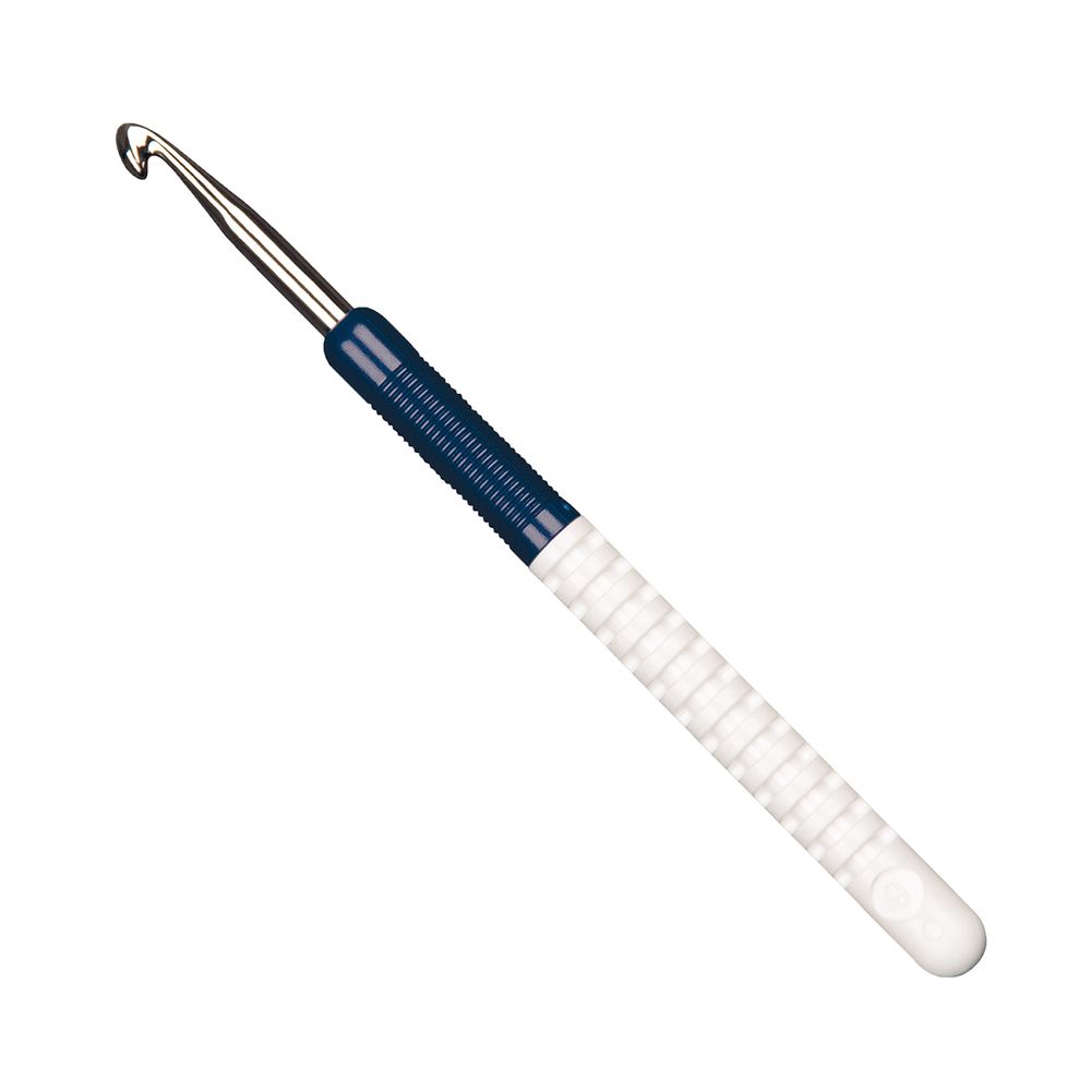 Крючок для вязания Addi ⌀6.0, 15 см, пластиковая ручка
