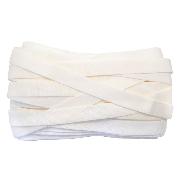 Резинка бельевая (бретелечная) 18.0 мм / 25 метров, молочный