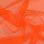 Сетка бельевая эластичная матовая 40 г/м², шир.150 см / 10 метров, 59 неон оранж /TL.59/10/