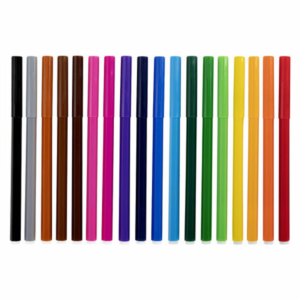 Набор цветных фломастеров Washable TP РА, 18 цв, Centropen 7790/18 РА