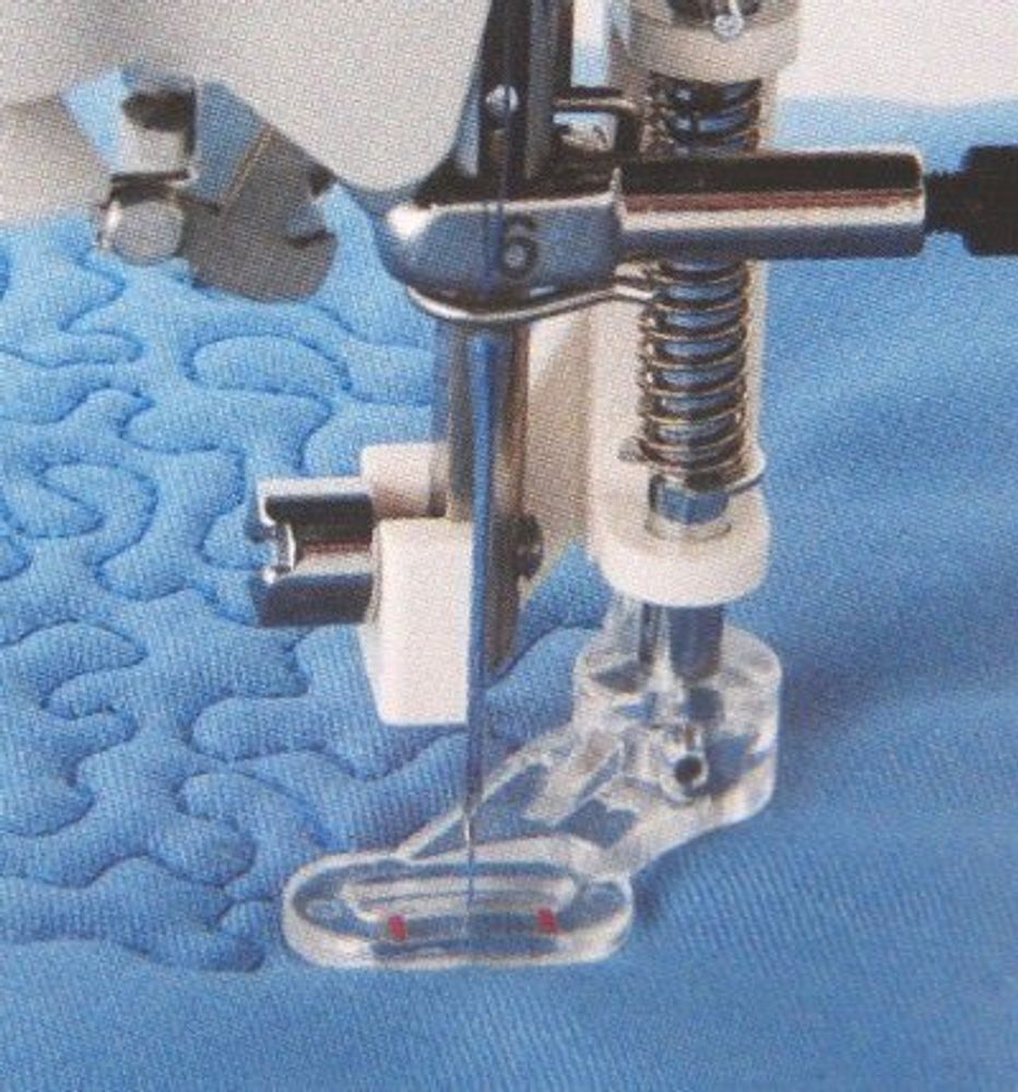 Лапка для швейной машины в блистере открытая для вышивания и квилтинга (свободно-ходовой стежки)