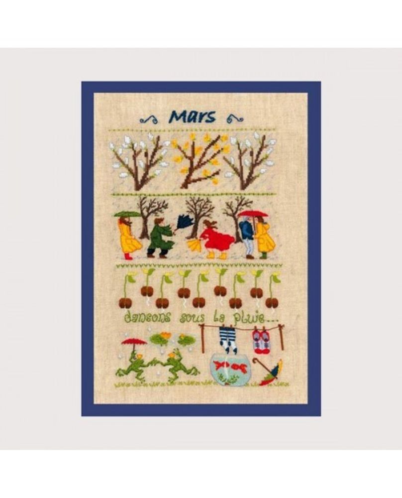 Le Bonheur des Dames, Mars (Март), 18х28 см