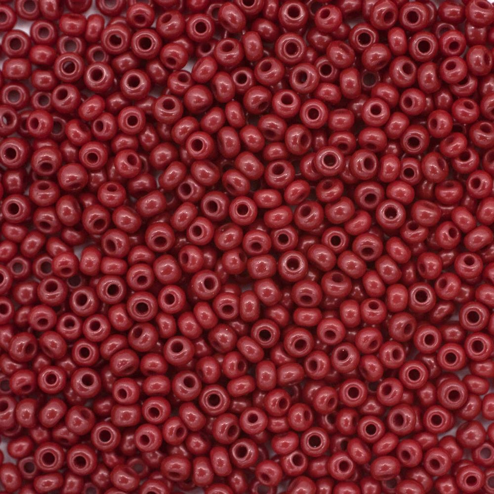 Бисер Preciosa непрозрачный 10/0 (93310), круг. отв., 500г (Ч)