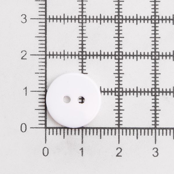 Пуговицы 2 прокола 24L (s.white (белый)), CX-K-22, 144 шт