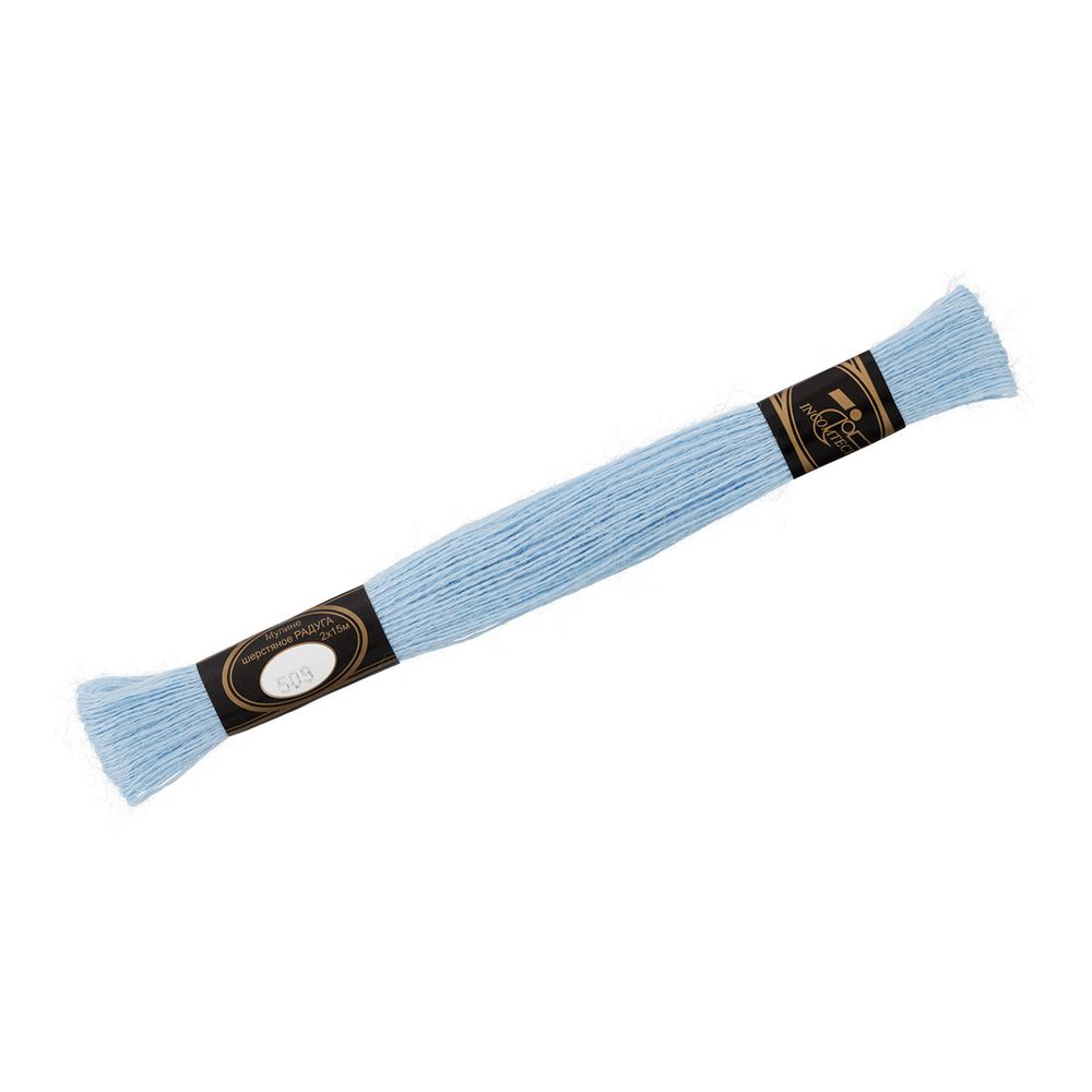 Мулине Радуга, цв.509 св. голубой, Россия, 8 мотков по 15 метров
