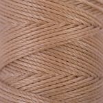 Нитки для кожи вощёные (полиэстер) 0.45х, 40 м, 1 катушка, 004 св. бежевый, LC-005 Промысел