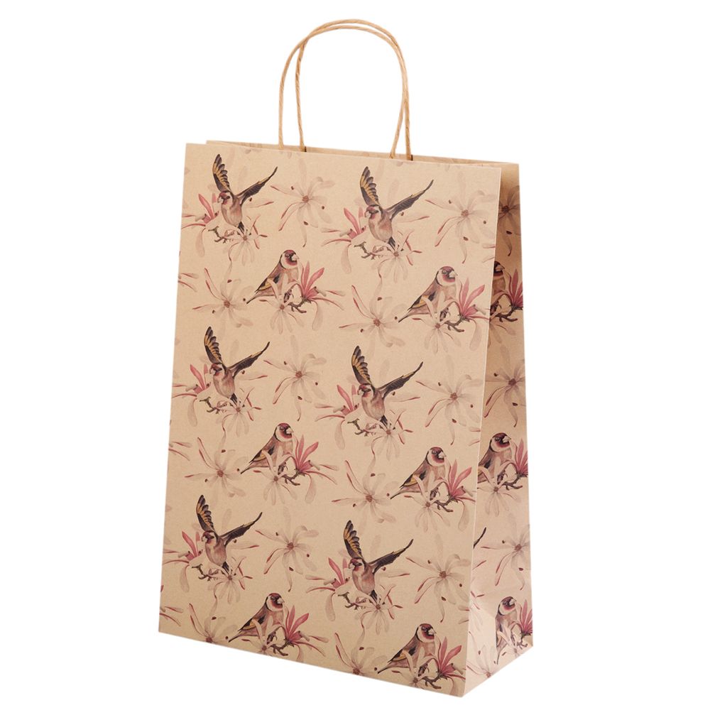 Подарочный крафт-пакет 150 г/м², 27.5х39х12 см, 12 шт, 02, Stilerra CKYM