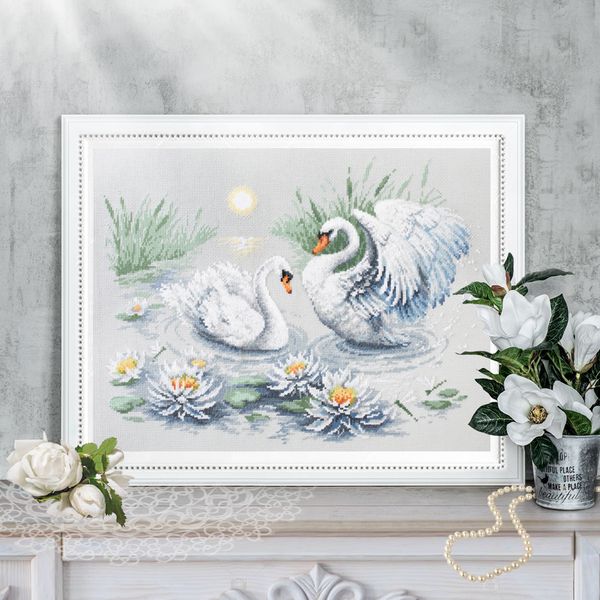 Набор для вышивания нитками Чудесная игла, Свадебный вальс 41х31 см