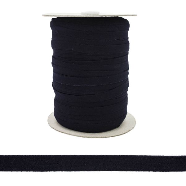 Резинка бельевая (отделочная) 10.0 мм / 250 метров, черный, 908/10