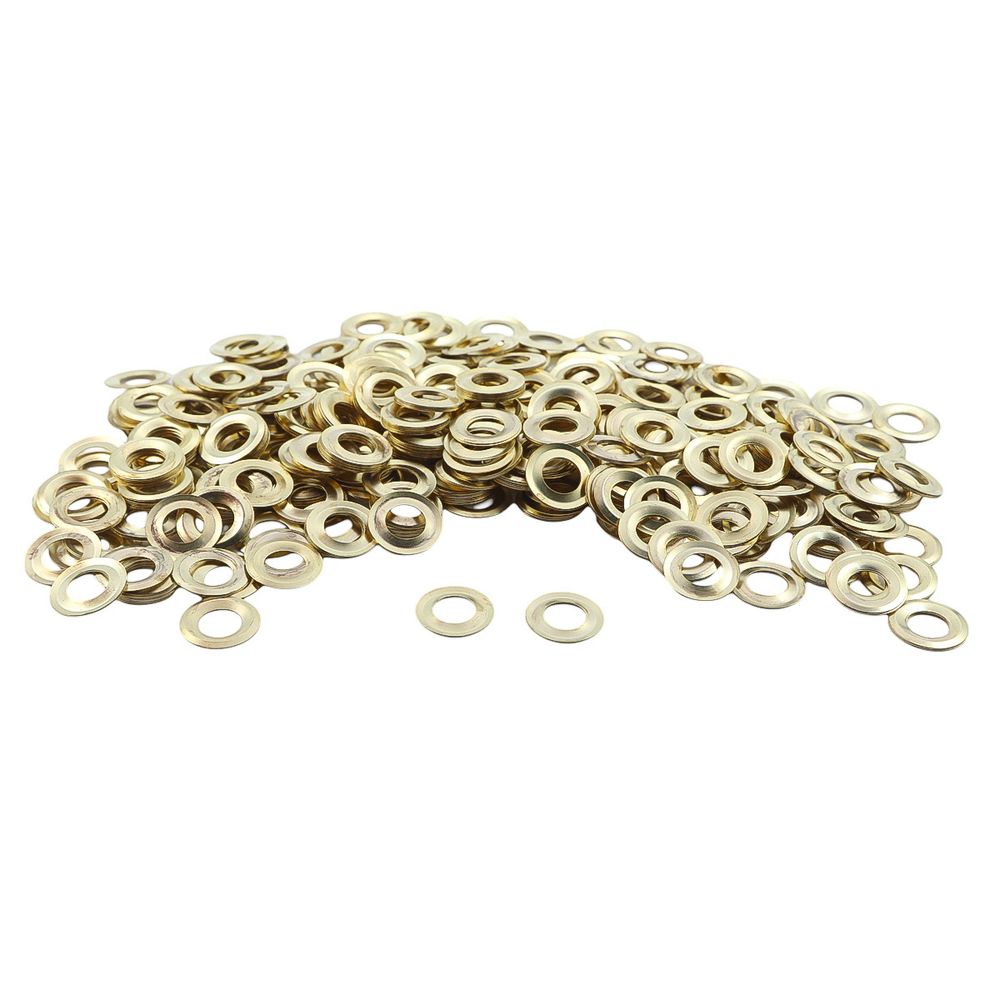 Люверсы металл ⌀_9.2 мм (внутр.), h6.32 мм (внутр.), №24, сталь, New Star, золото, уп≈1000 шт