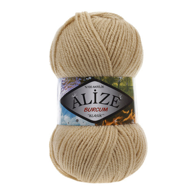 Пряжа Alize (Ализе) Burcum Klasik / уп.5 мот. по 100 г, 210м, 368 светло-бежевый A