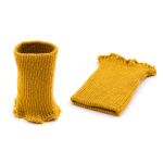 Манжеты трикотажные 6.5х9.5 см, 1 пара, тонкие, 056 янтарный блеск