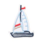 Термоаппликация "Парусная лодка (1"), 3.6х4.8см