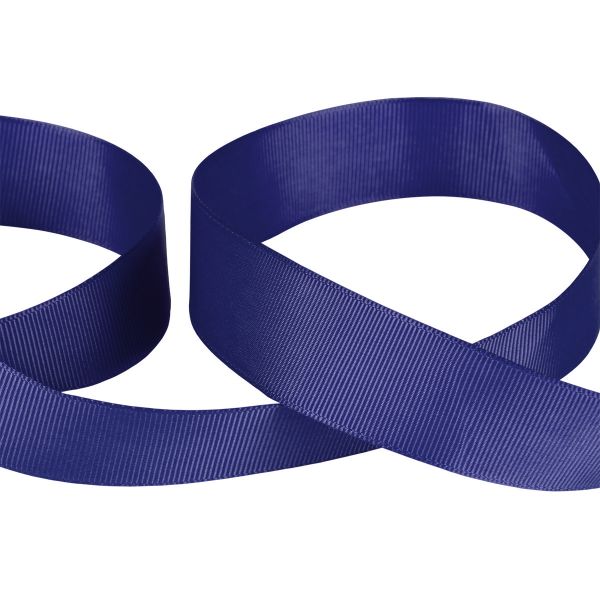 Лента репсовая нарезка 25.0 мм / 5 шт по 5.4 метра, 101 т.васильковый, Gamma GR-25