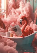 Пазл 1000 элементов, PZL-1000/82 Фламинго на релаксе, Фрея