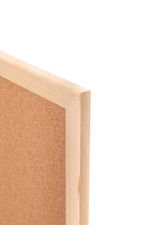 Доска пробковая в деревянной раме 45x60 см, Expert Complete ECPC-4560