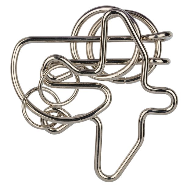 Головоломка металлическая, 1 шт, Голубь 6 элементов, Delfbrick DLM-33