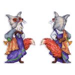 Набор для вышивания нитками МП Студия, на пластиковой канве Лиса Алиса 17х10см